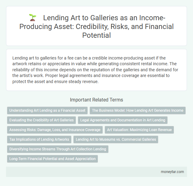 Lending Art to Galleries as an Income-Producing Asset: Credibility, Risks, and Financial Potential