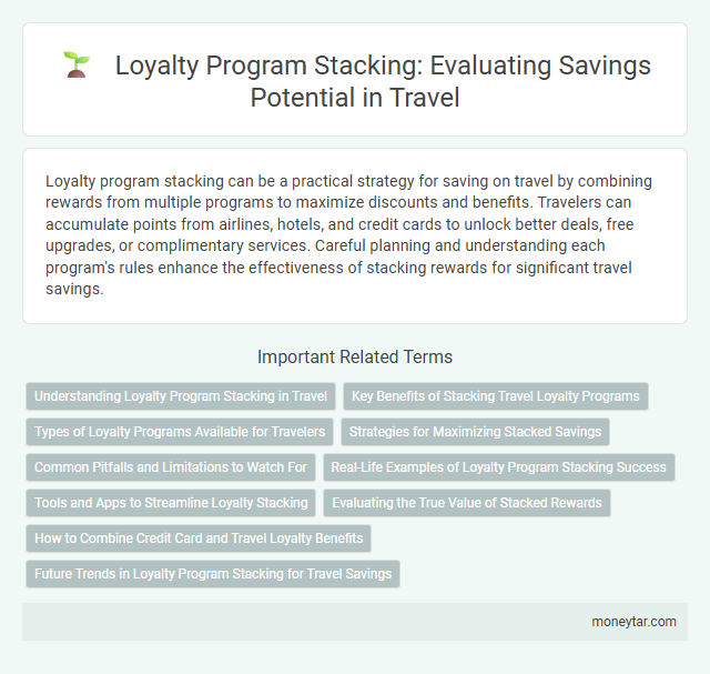 Loyalty Program Stacking: Evaluating Savings Potential in Travel