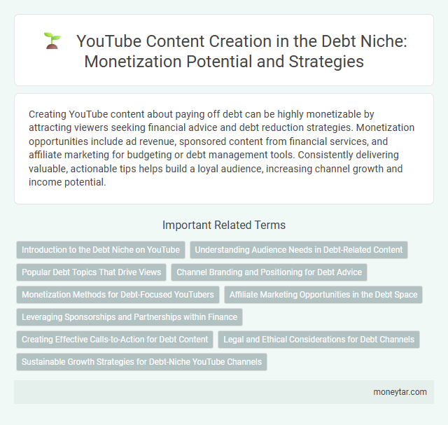 YouTube Content Creation in the Debt Niche: Monetization Potential and Strategies
