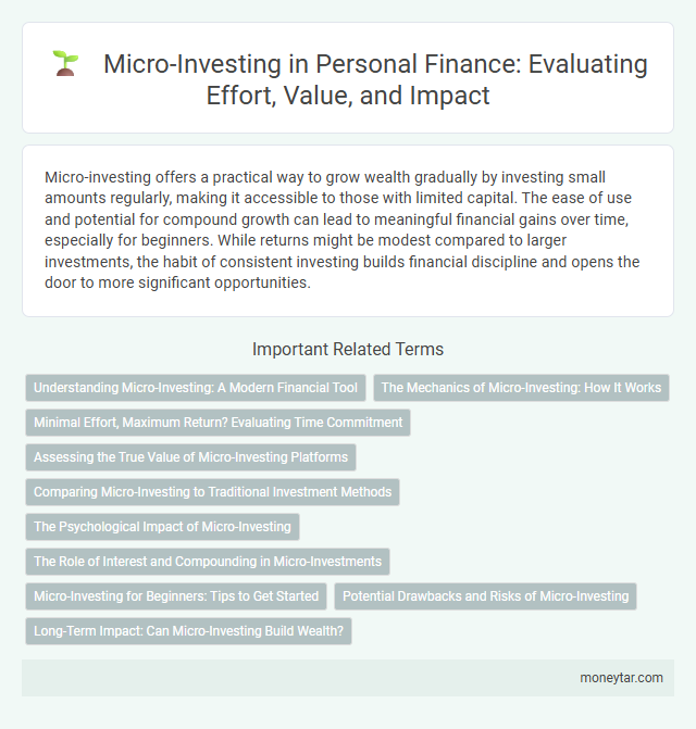 Micro-Investing in Personal Finance: Evaluating Effort, Value, and Impact