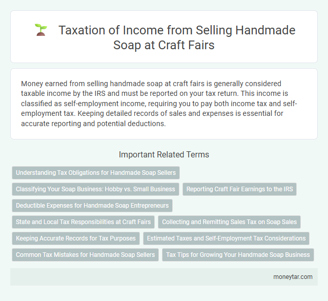Taxation of Income from Selling Handmade Soap at Craft Fairs