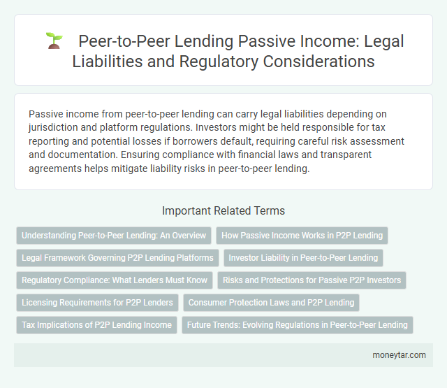Peer-to-Peer Lending Passive Income: Legal Liabilities and Regulatory Considerations