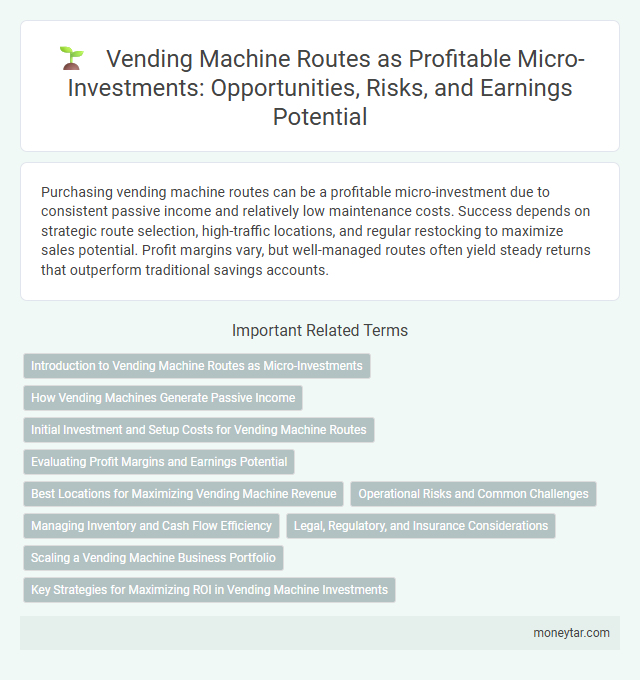 Vending Machine Routes as Profitable Micro-Investments: Opportunities, Risks, and Earnings Potential