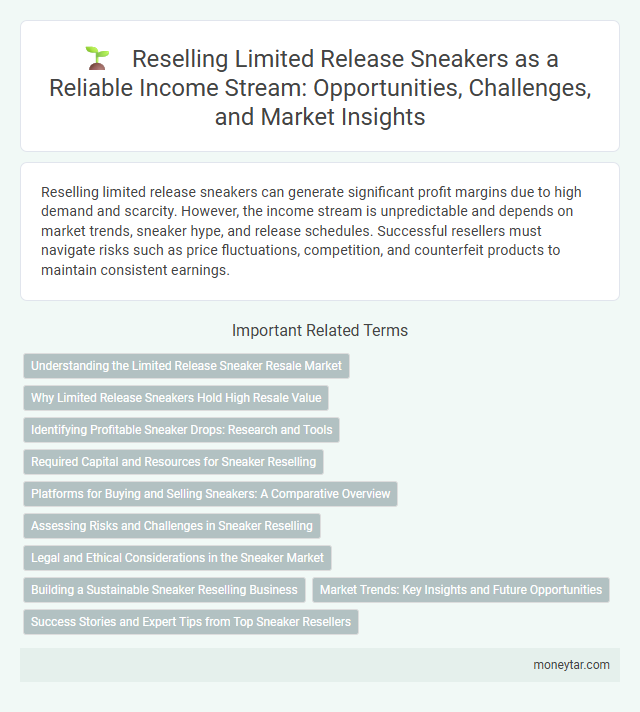 Reselling Limited Release Sneakers as a Reliable Income Stream: Opportunities, Challenges, and Market Insights