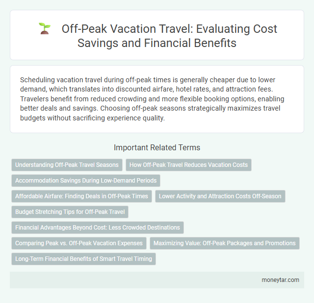 Off-Peak Vacation Travel: Evaluating Cost Savings and Financial Benefits