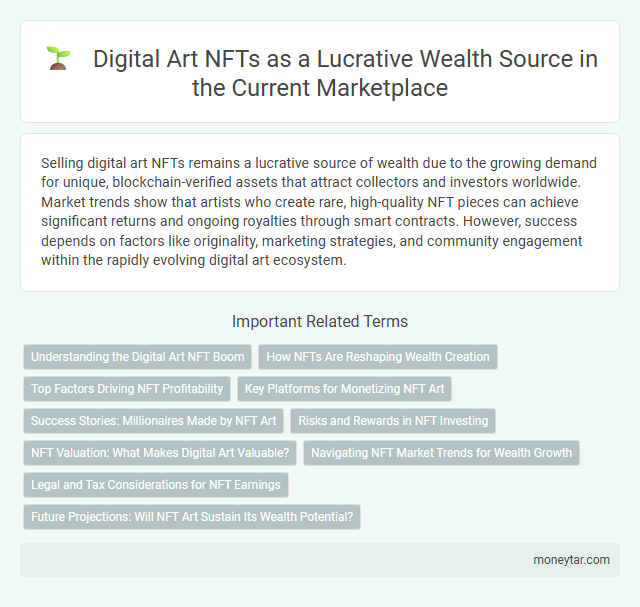 Digital Art NFTs as a Lucrative Wealth Source in the Current Marketplace