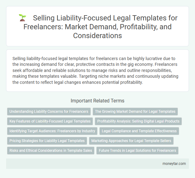 Selling Liability-Focused Legal Templates for Freelancers: Market Demand, Profitability, and Considerations