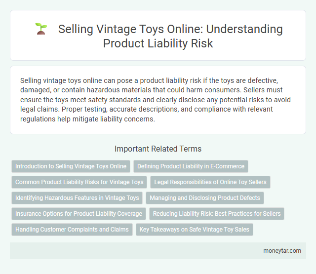 Selling Vintage Toys Online: Understanding Product Liability Risk