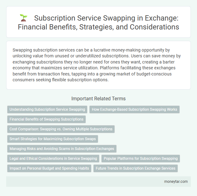 Subscription Service Swapping in Exchange: Financial Benefits, Strategies, and Considerations