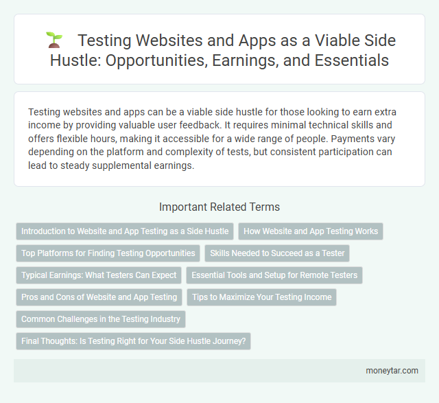 Testing Websites and Apps as a Viable Side Hustle: Opportunities, Earnings, and Essentials