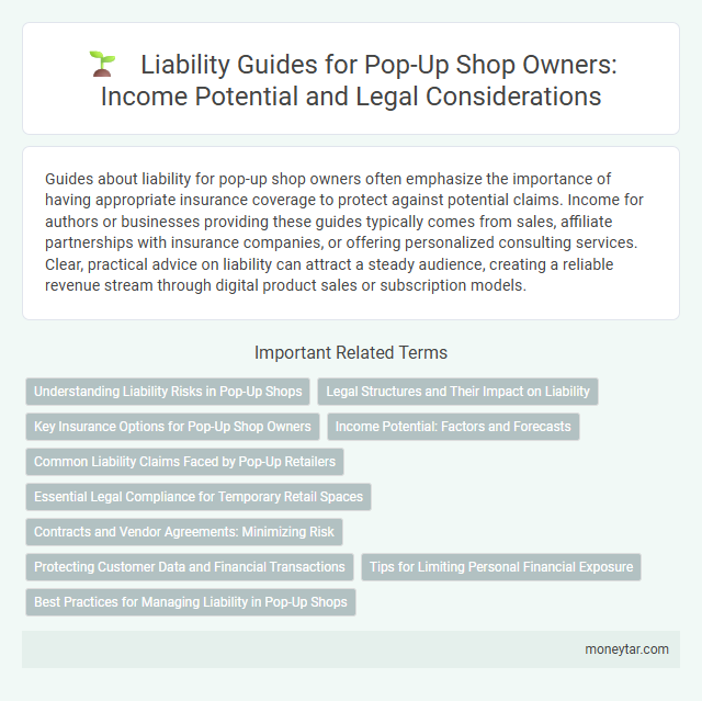 Liability Guides for Pop-Up Shop Owners: Income Potential and Legal Considerations