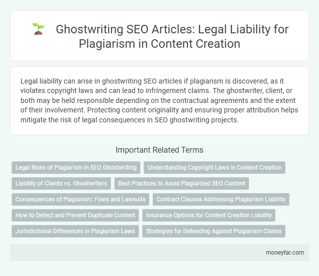 Ghostwriting SEO Articles: Legal Liability for Plagiarism in Content Creation