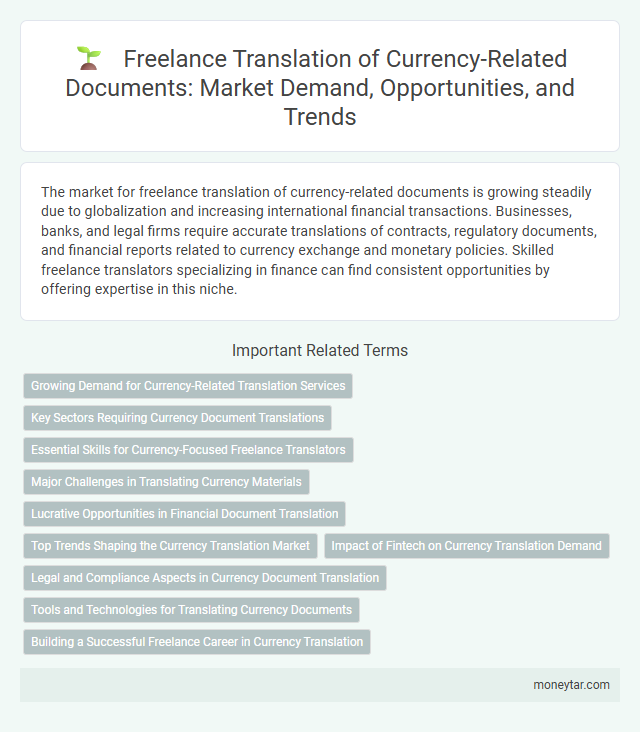 Freelance Translation of Currency-Related Documents: Market Demand, Opportunities, and Trends