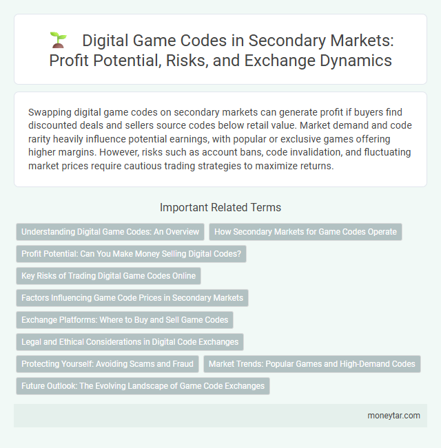 Digital Game Codes in Secondary Markets: Profit Potential, Risks, and Exchange Dynamics