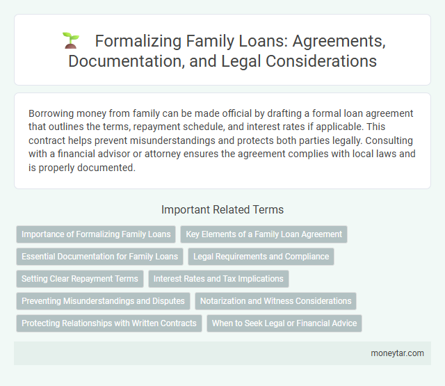Formalizing Family Loans: Agreements, Documentation, and Legal Considerations