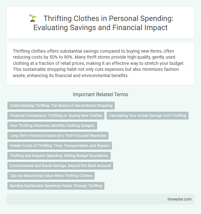 Thrifting Clothes in Personal Spending: Evaluating Savings and Financial Impact