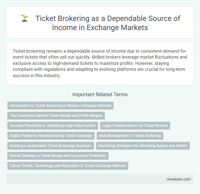 Ticket Brokering as a Dependable Source of Income in Exchange Markets