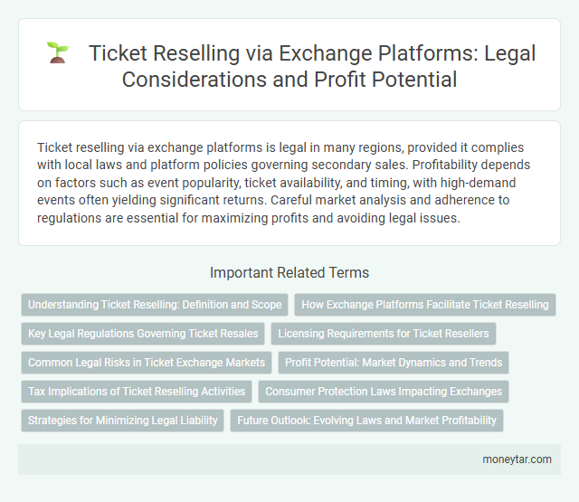 Ticket Reselling via Exchange Platforms: Legal Considerations and Profit Potential