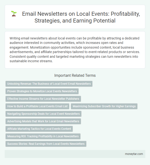 Email Newsletters on Local Events: Profitability, Strategies, and Earning Potential