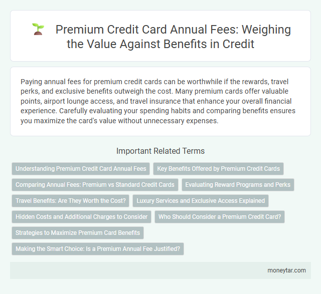 Premium Credit Card Annual Fees: Weighing the Value Against Benefits in Credit