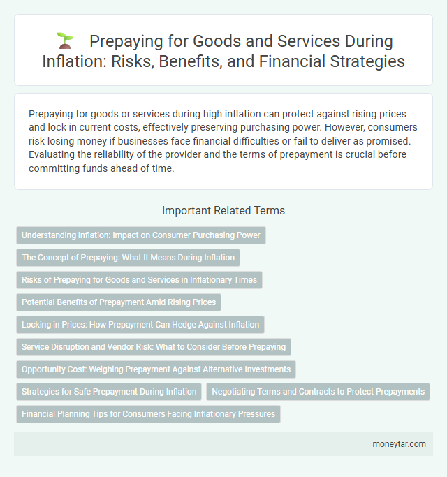 Prepaying for Goods and Services During Inflation: Risks, Benefits, and Financial Strategies