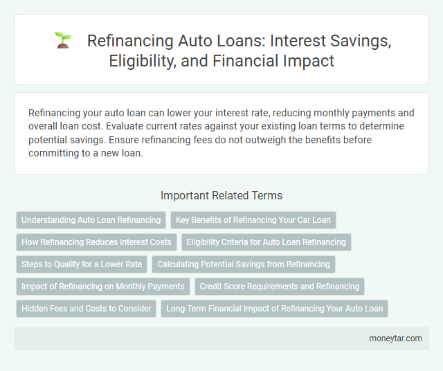 Refinancing Auto Loans: Interest Savings, Eligibility, and Financial Impact