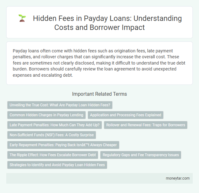 Hidden Fees in Payday Loans: Understanding Costs and Borrower Impact