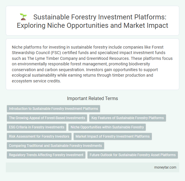 Sustainable Forestry Investment Platforms: Exploring Niche Opportunities and Market Impact