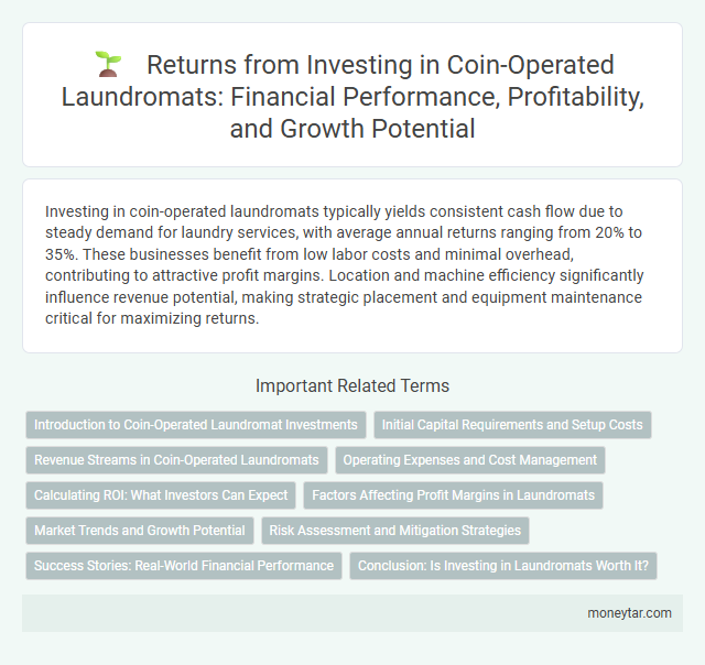 Returns from Investing in Coin-Operated Laundromats: Financial Performance, Profitability, and Growth Potential