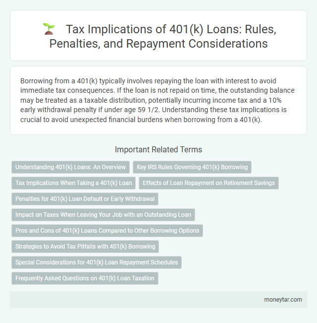 Tax Implications of 401(k) Loans: Rules, Penalties, and Repayment Considerations