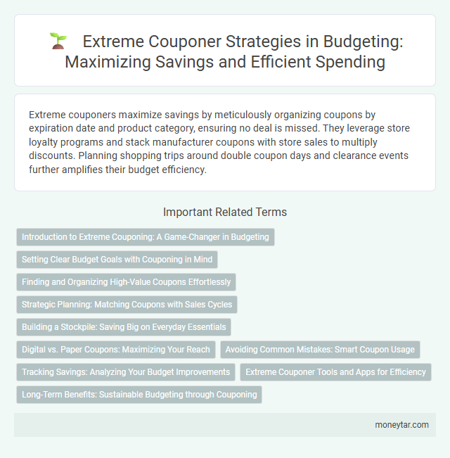 Extreme Couponer Strategies in Budgeting: Maximizing Savings and Efficient Spending