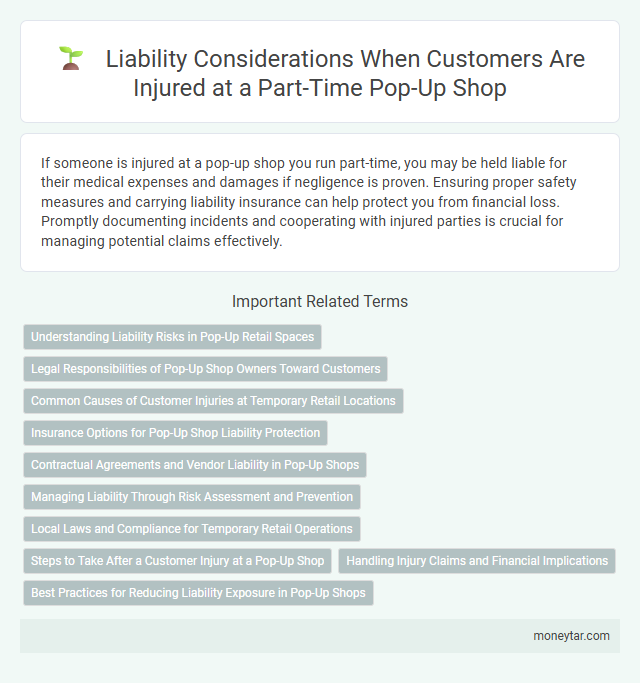 Liability Considerations When Customers Are Injured at a Part-Time Pop-Up Shop