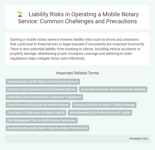 Liability Risks in Operating a Mobile Notary Service: Common Challenges and Precautions