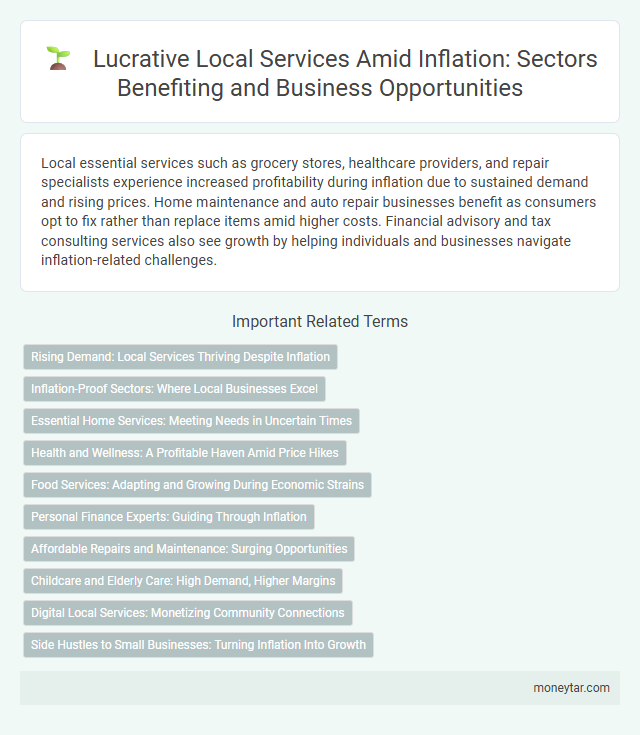 Lucrative Local Services Amid Inflation: Sectors Benefiting and Business Opportunities