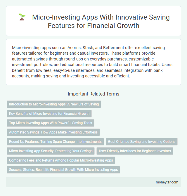 Micro-Investing Apps With Innovative Saving Features for Financial Growth