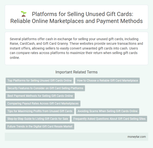 Platforms for Selling Unused Gift Cards: Reliable Online Marketplaces and Payment Methods