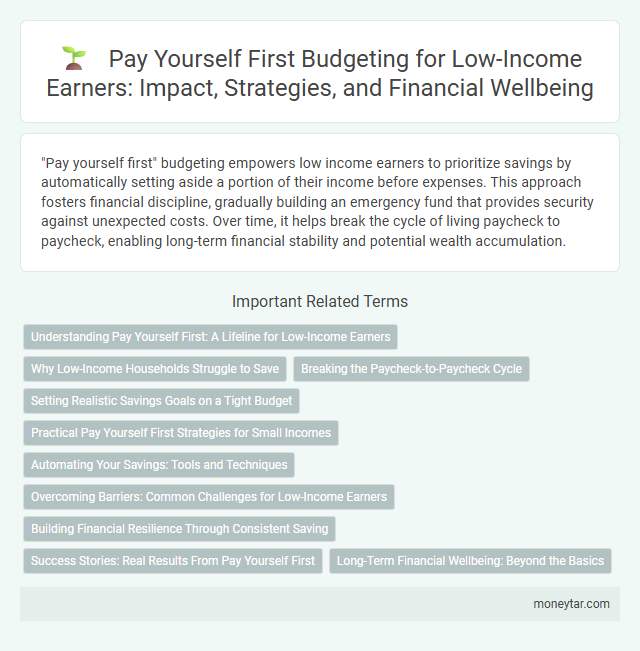 Pay Yourself First Budgeting for Low-Income Earners: Impact, Strategies, and Financial Wellbeing