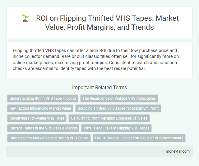 ROI on Flipping Thrifted VHS Tapes: Market Value, Profit Margins, and Trends