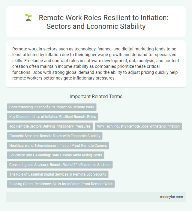 Remote Work Roles Resilient to Inflation: Sectors and Economic Stability