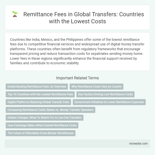 Remittance Fees in Global Transfers: Countries with the Lowest Costs