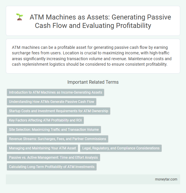 ATM Machines as Assets: Generating Passive Cash Flow and Evaluating Profitability