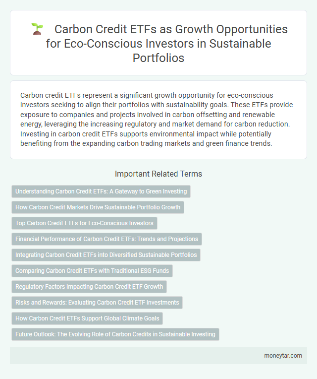 Carbon Credit ETFs as Growth Opportunities for Eco-Conscious Investors in Sustainable Portfolios