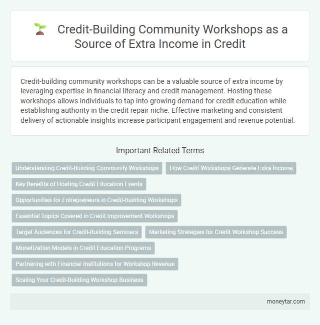 Credit-Building Community Workshops as a Source of Extra Income in Credit