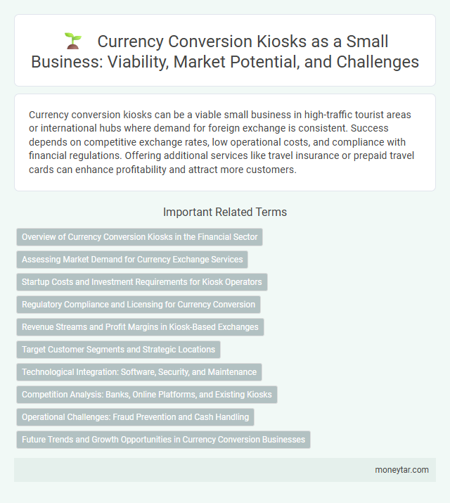 Currency Conversion Kiosks as a Small Business: Viability, Market Potential, and Challenges