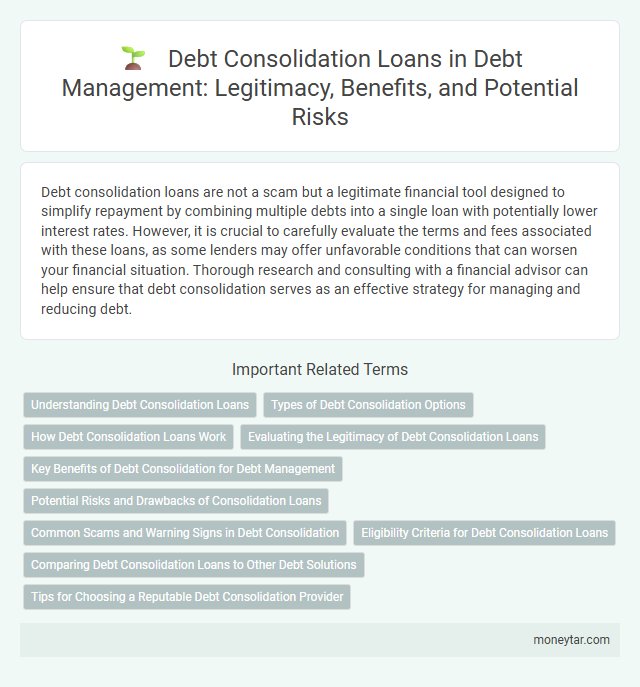 Debt Consolidation Loans in Debt Management: Legitimacy, Benefits, and Potential Risks