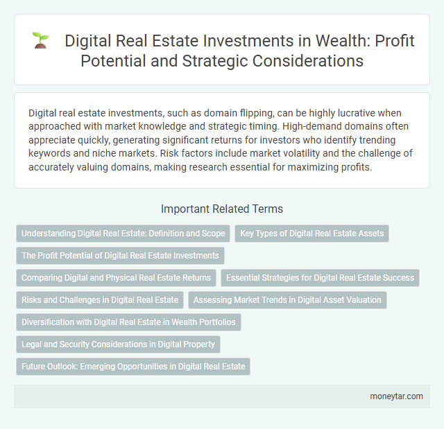 Digital Real Estate Investments in Wealth: Profit Potential and Strategic Considerations