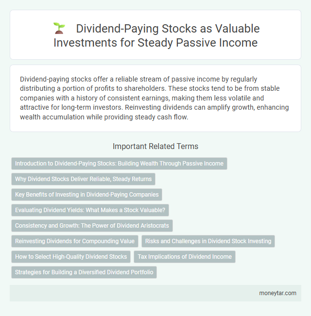 Dividend-Paying Stocks as Valuable Investments for Steady Passive Income