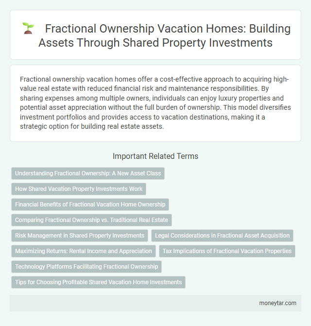 Fractional Ownership Vacation Homes: Building Assets Through Shared Property Investments