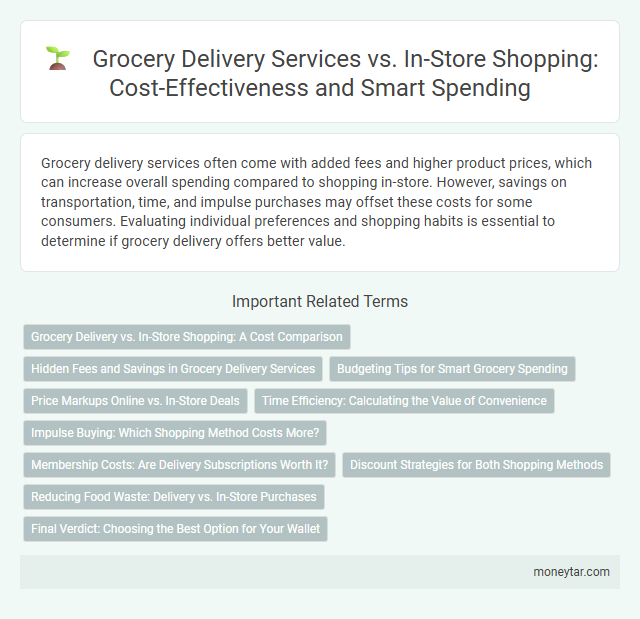Grocery Delivery Services vs. In-Store Shopping: Cost-Effectiveness and Smart Spending
