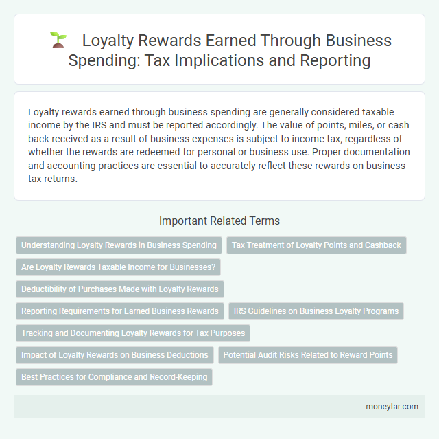 Loyalty Rewards Earned Through Business Spending: Tax Implications and Reporting